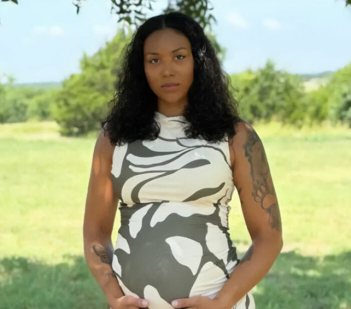 A pregnant surrogate mother trying to save her baby after biological parents demand pregnancy be terminated.