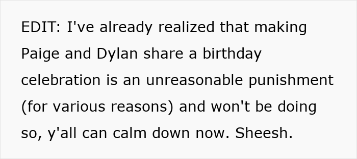 14YO Wants An All-Girls Birthday And Excludes Her Twin Brother, Mom Steps In And Cancels It 14YO Wants An All-Girls Birthday And Excludes Her Twin Brother, Mom Steps In And Cancels It