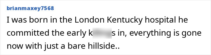 Social media comment about a London, Kentucky hospital where the nurse's aide committed early crimes. Social media comment about a London, Kentucky hospital where the nurse's aide committed early crimes.