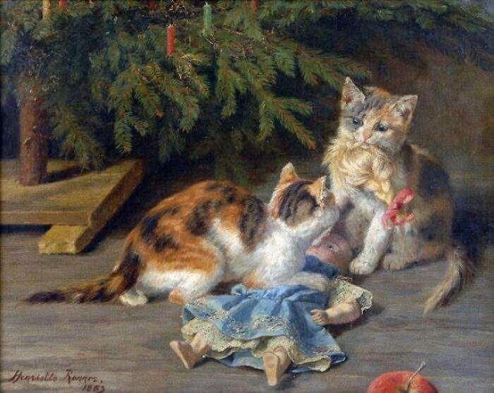 40 Heartwarming Pieces Of Art That Prove Cats Have Always Been Muses For Great Artists