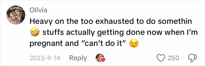 A social media comment by Olivia about the new trend of women sharing info about their blue-collar husbands. A social media comment by Olivia about the new trend of women sharing info about their blue-collar husbands.