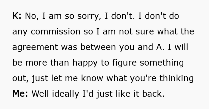 Store Owner Asks Artist To Talk To Her Through A Lawyer Thinking It Would Scare Them But She Gets A Letter Store Owner Asks Artist To Talk To Her Through A Lawyer Thinking It Would Scare Them But She Gets A Letter