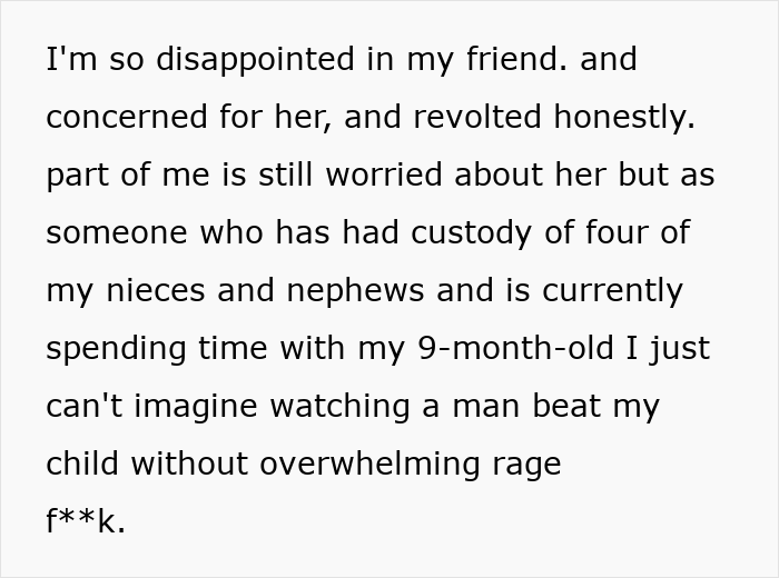 Text expresses disappointment in a friend and concern for her daughter, relating to a friend's child suffering. Text expresses disappointment in a friend and concern for her daughter, relating to a friend's child suffering.