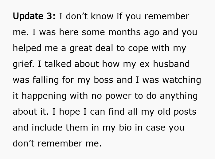 Woman Realizes Husband Might Be Obsessed With Her Boss, Things Get Way Creepier Woman Realizes Husband Might Be Obsessed With Her Boss, Things Get Way Creepier