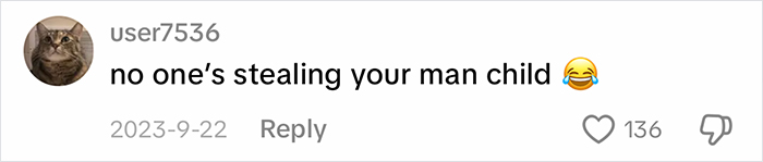 A social media comment discussing blue-collar husbands and why women share this info. A social media comment discussing blue-collar husbands and why women share this info.