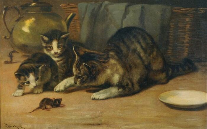 40 Heartwarming Pieces Of Art That Prove Cats Have Always Been Muses For Great Artists
