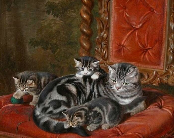 40 Heartwarming Pieces Of Art That Prove Cats Have Always Been Muses For Great Artists