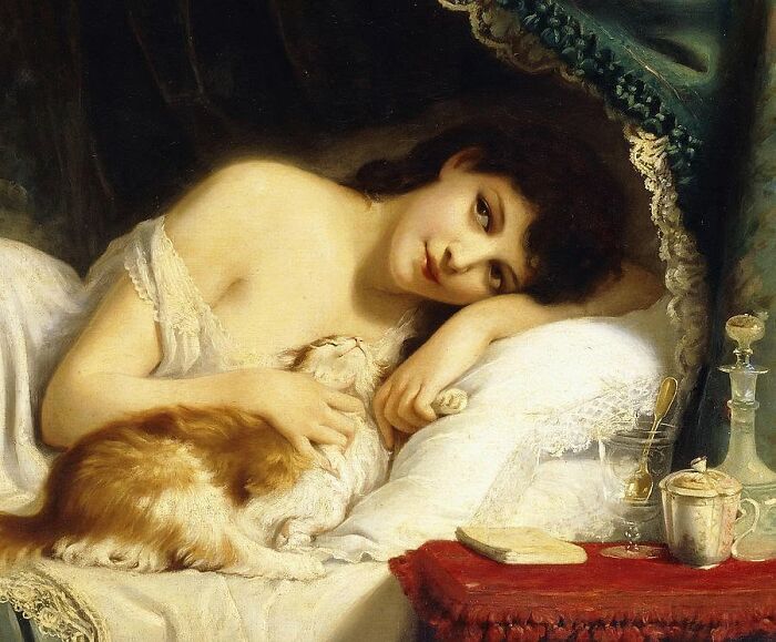 40 Heartwarming Pieces Of Art That Prove Cats Have Always Been Muses For Great Artists