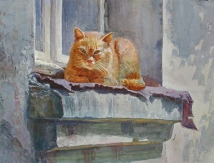 40 Heartwarming Pieces Of Art That Prove Cats Have Always Been Muses For Great Artists
