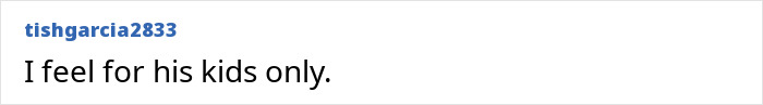 A comment about Perez Hilton's heartbreaking question, expressing sympathy only for his kids.