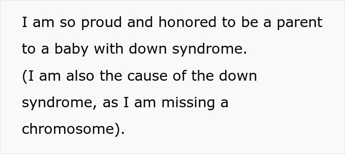 A mom's confession about being proud to have a baby with Down syndrome.