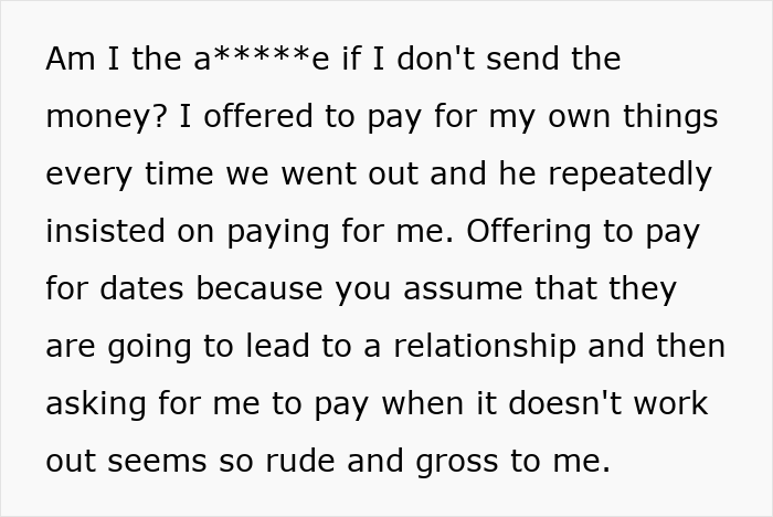 Woman Is Disgusted By Man’s Behavior After She Ended Things As She Realized His True Expectations Woman Is Disgusted By Man’s Behavior After She Ended Things As She Realized His True Expectations