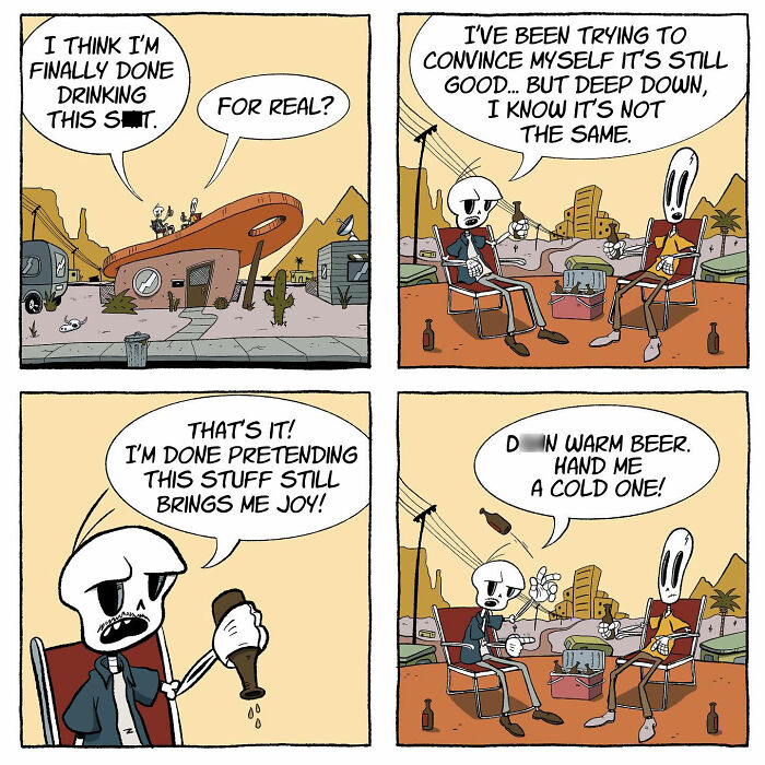 I Love Dark Humor, And These 24 Comics By Caleb Henshaw Caught Me Completely Off Guard