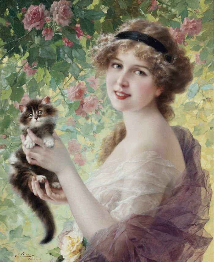 40 Heartwarming Pieces Of Art That Prove Cats Have Always Been Muses For Great Artists