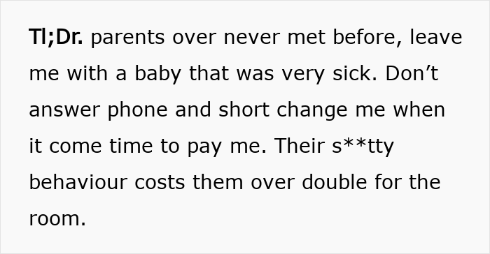 Parents Shortchange Teen Babysitter After Ignoring Her For Hours, And Get An Expensive Surprise Parents Shortchange Teen Babysitter After Ignoring Her For Hours, And Get An Expensive Surprise