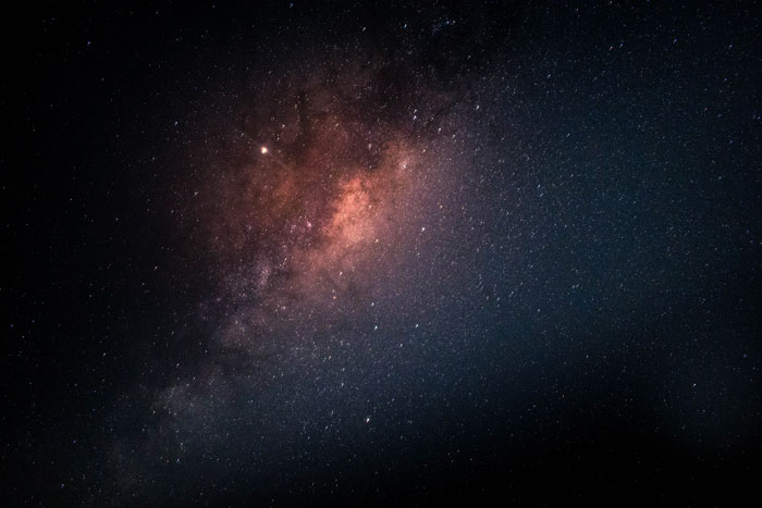 Milky Way galaxy at night, a view from space after 178 days, highlighting the unbelievable life on Earth.