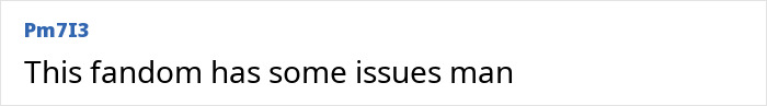 Screenshot of a comment discussing fandom issues, related to Harry Potter fans and the undersea cable rerouting.