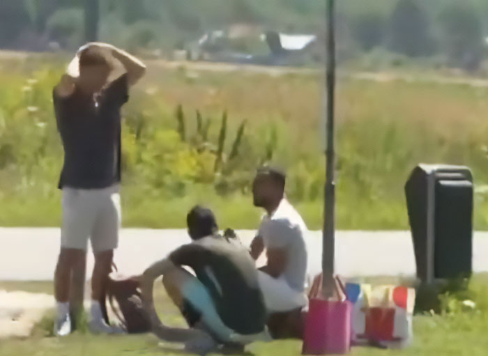 Individuals in a European asylum center after a Trans American recounts horrors of fleeing US. Individuals in a European asylum center after a Trans American recounts horrors of fleeing US.