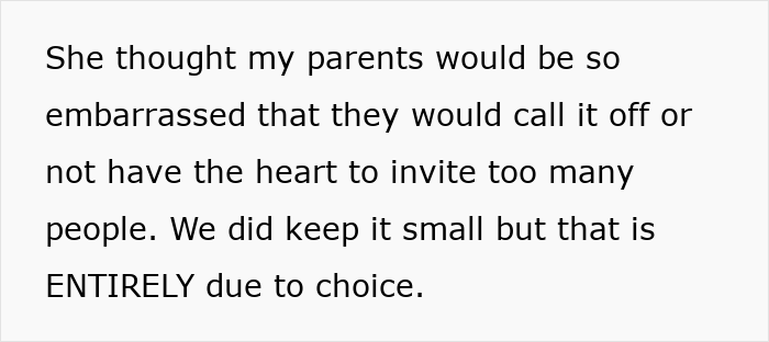 Text about MIL expecting the bride's parents to cancel the wedding or not invite many people. Text about MIL expecting the bride's parents to cancel the wedding or not invite many people.