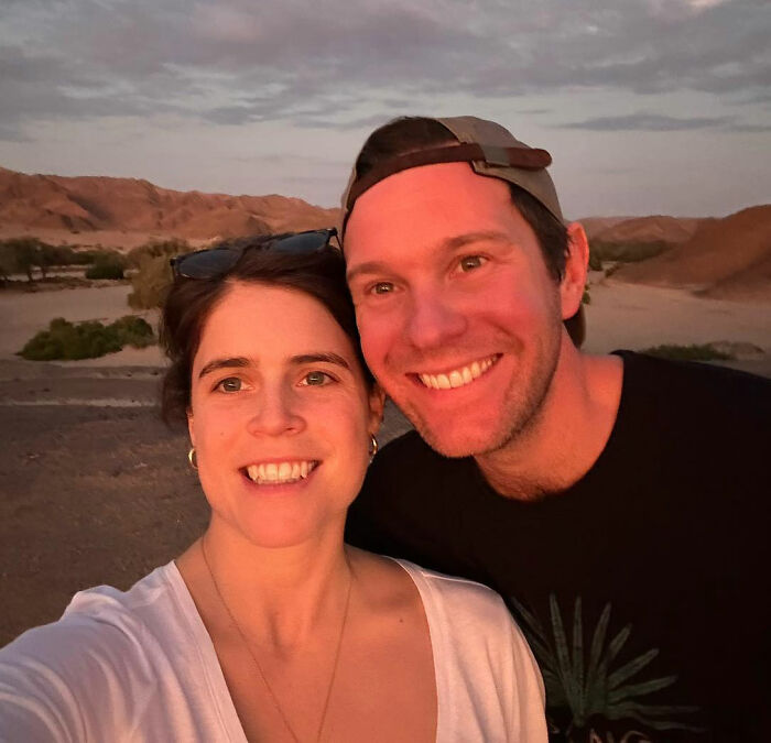 Princess Eugenie and Jack Brooksbank smile, celebrating on Eugenie's birthday, amidst Meghan Markle karma. Princess Eugenie and Jack Brooksbank smile, celebrating on Eugenie's birthday, amidst Meghan Markle karma.