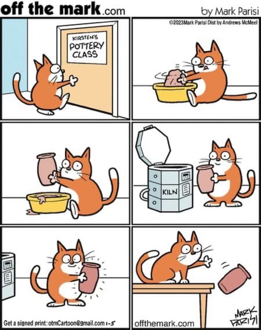 Cats Turn Everyday Chaos Into Comedy In These 36 New Cartoons By Mark Parisi