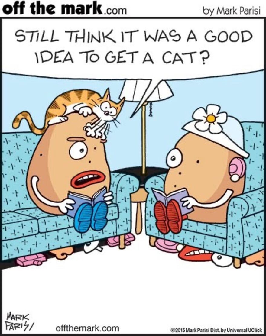 Cats Turn Everyday Chaos Into Comedy In These 36 New Cartoons By Mark Parisi