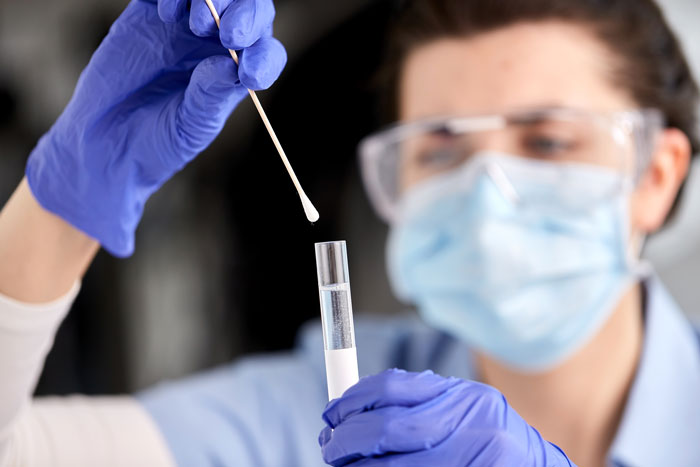 A paternity DNA test is being performed by a medical professional, as a MIL drives a woman to leave her son. A paternity DNA test is being performed by a medical professional, as a MIL drives a woman to leave her son.