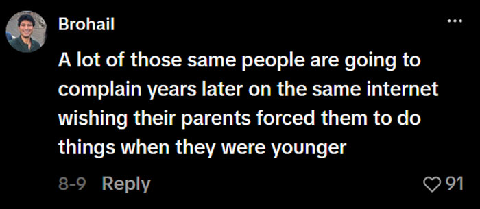 Brohail's comment on internet criticism of mom showing kids reading and exercising results. Brohail's comment on internet criticism of mom showing kids reading and exercising results.