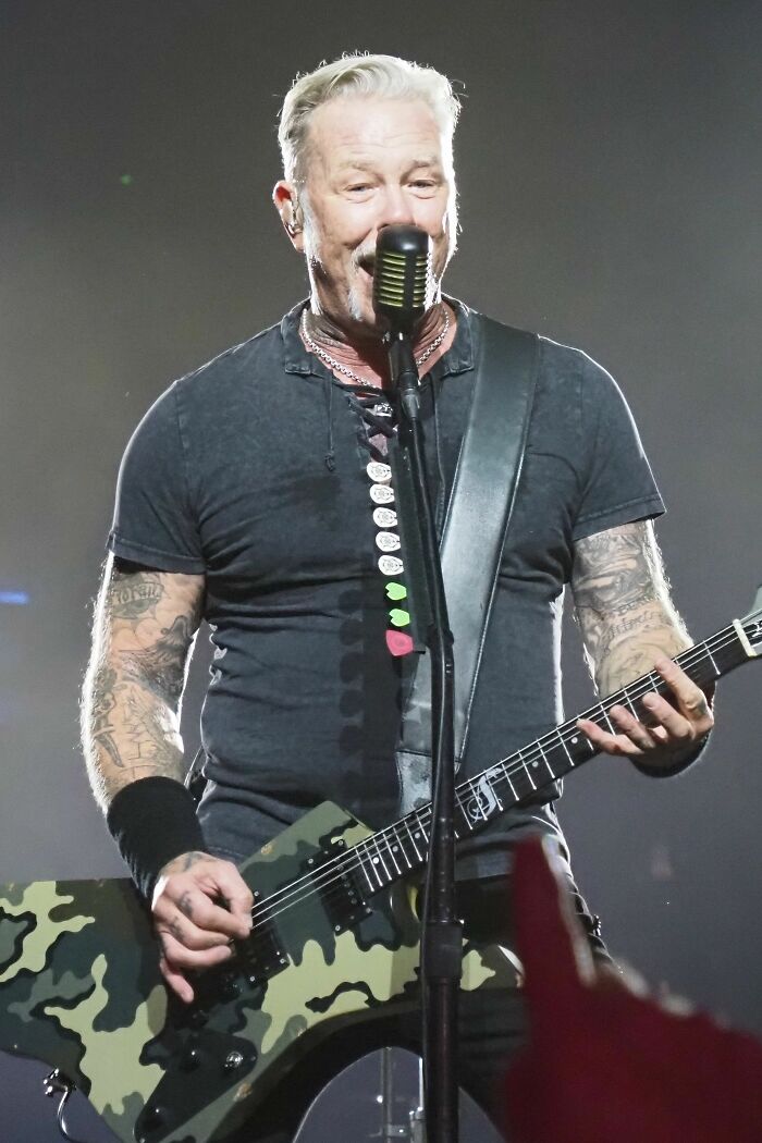 American Singer and Guitarist James Hetfield, 63