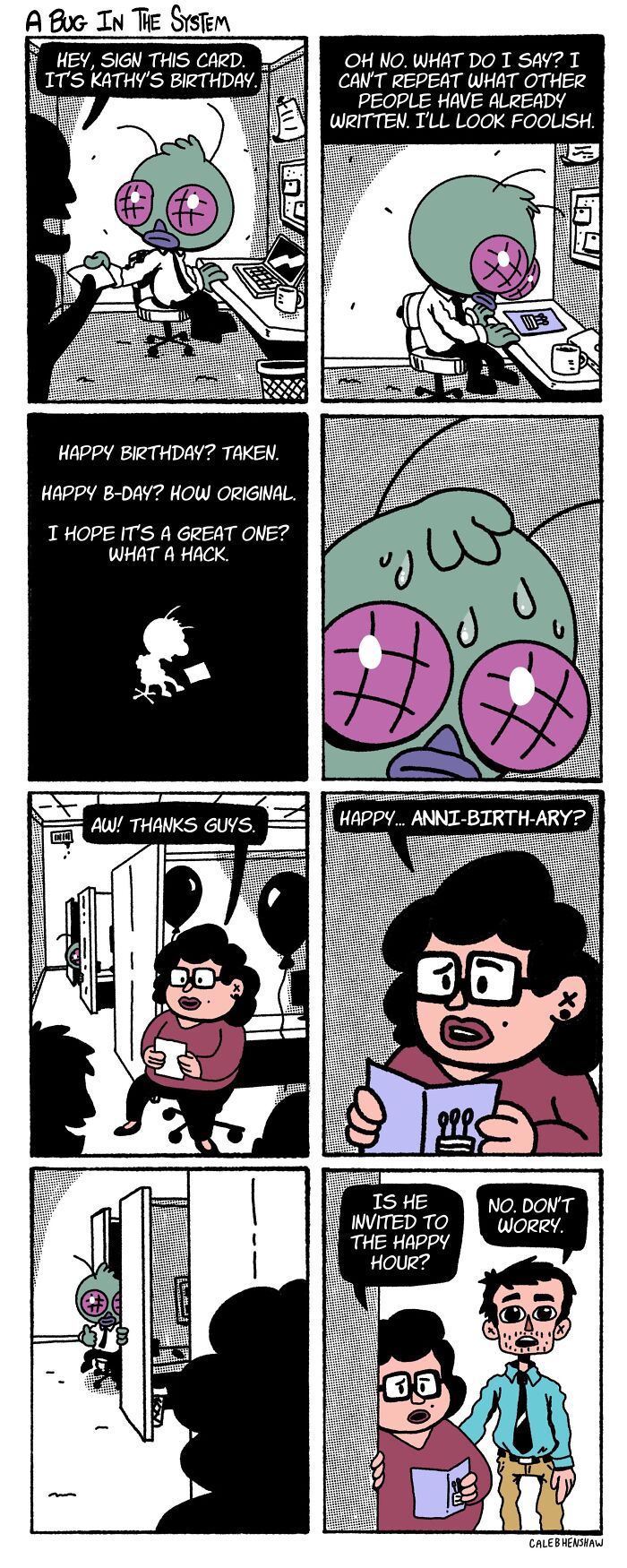 I Love Dark Humor, And These 24 Comics By Caleb Henshaw Caught Me Completely Off Guard