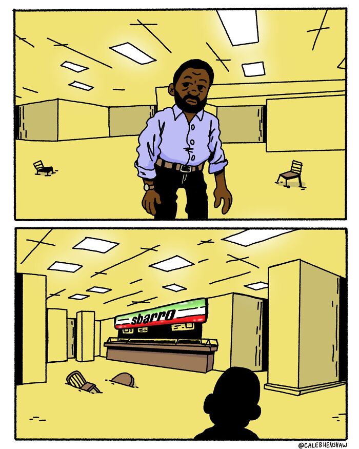 I Love Dark Humor, And These 24 Comics By Caleb Henshaw Caught Me Completely Off Guard