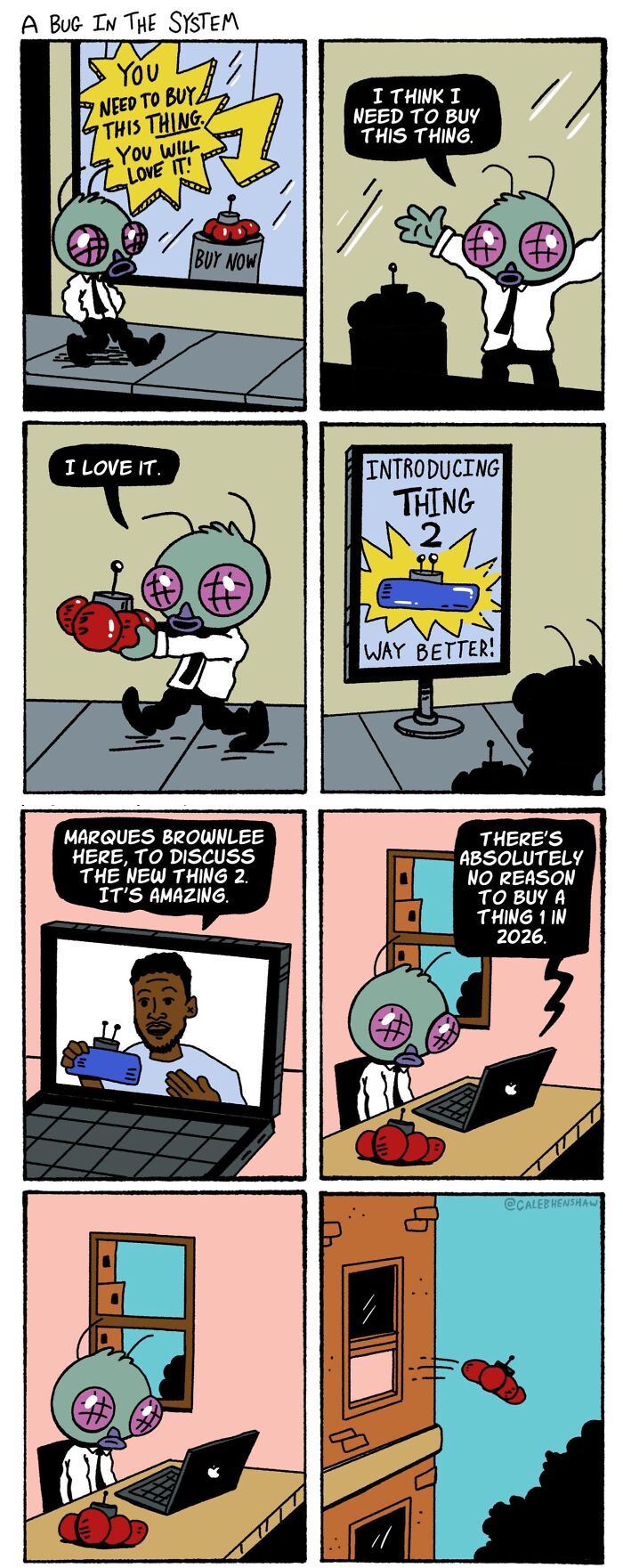 I Love Dark Humor, And These 24 Comics By Caleb Henshaw Caught Me Completely Off Guard