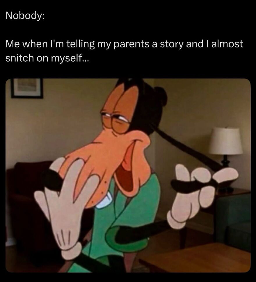 A meme of Goofy looking suspicious and thinking, ideal for hilarious real life memes.