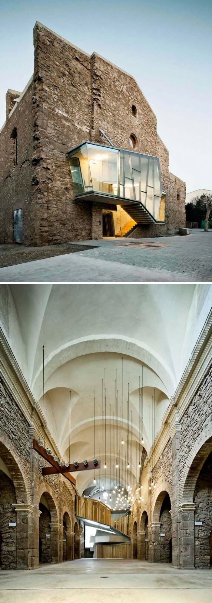 Conversion Of A Ruined 18th Century Church Into Cultural Centre, Santpedor, Spain - David Closes (2011)