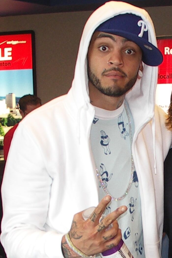 American Rapper, Singer, and Songwriter Travie Mccoy, 45