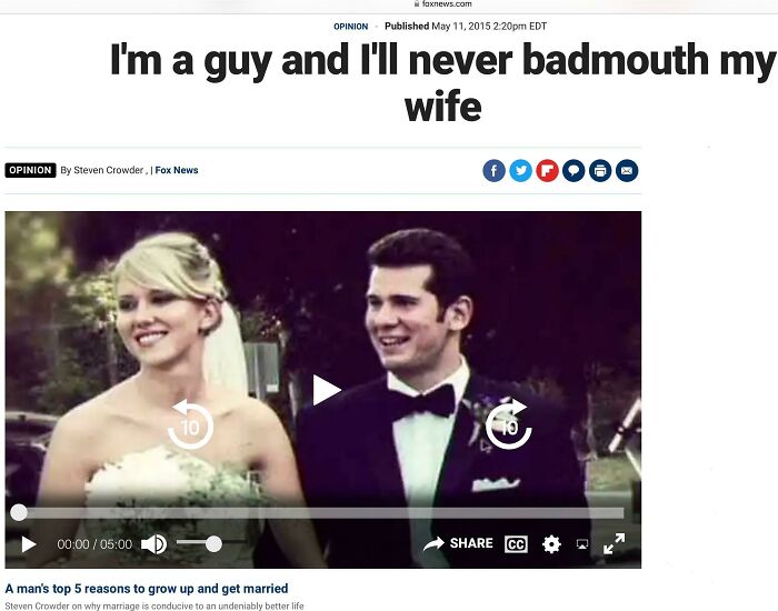 A newlywed couple smiling, illustrating things that aged so poorly, specifically old opinions on marriage.