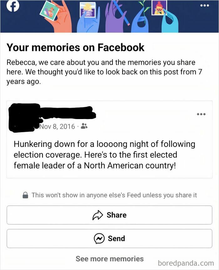 A Facebook post from 2016 about the first elected female leader of a North American country that aged poorly.