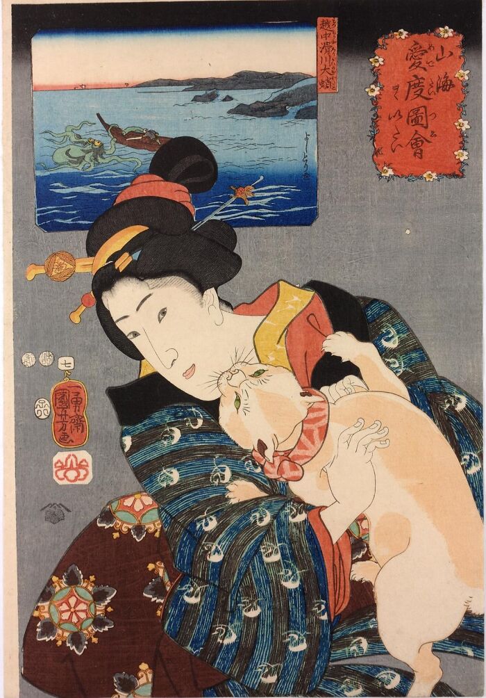 40 Heartwarming Pieces Of Art That Prove Cats Have Always Been Muses For Great Artists