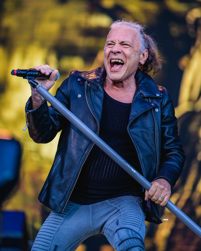 English Singer-Songwriter and Guitarist Bruce Dickinson, 68