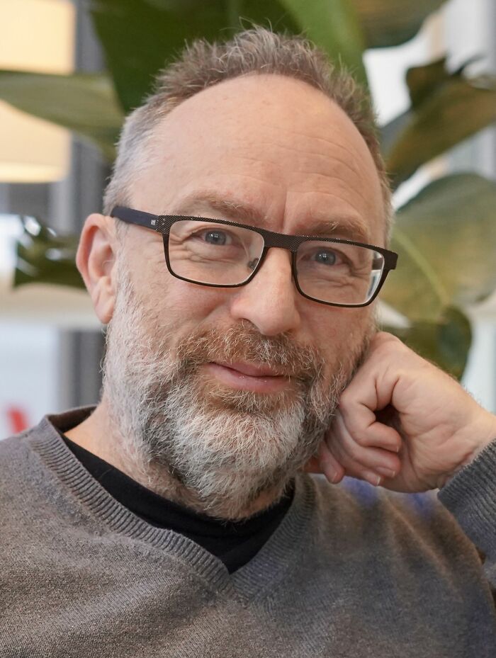 American-British Entrepreneur, Co-Founder of Wikipedia Jimmy Wales, 60