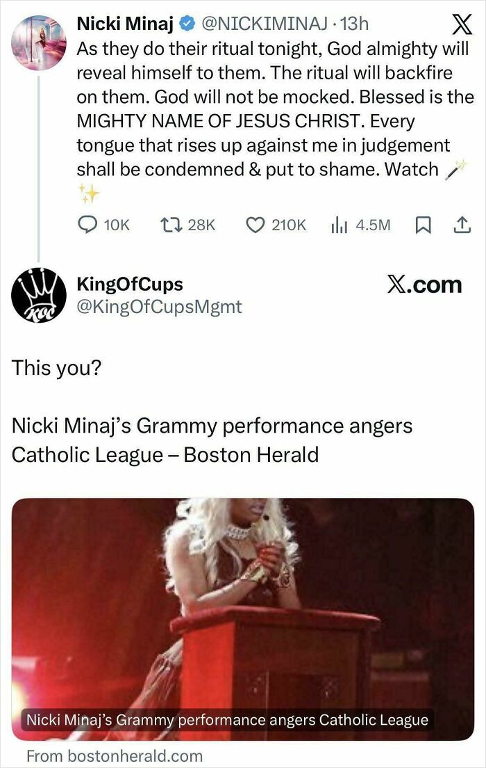 The Inconceivable Hypocrisy And Blasphemy!