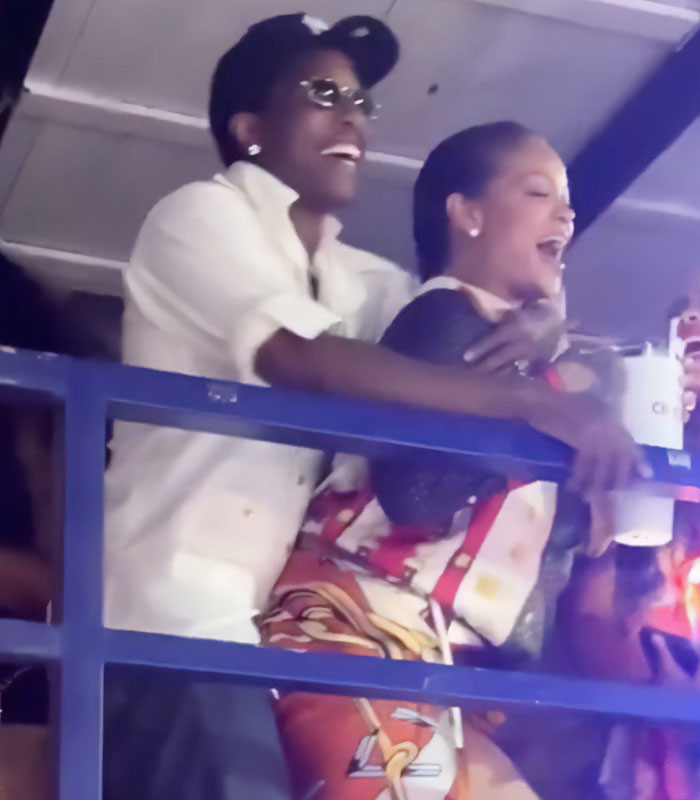 Rihanna and A$AP Rocky laughing joyfully in their video, causing online uproar and making people uncomfortable. Rihanna and A$AP Rocky laughing joyfully in their video, causing online uproar and making people uncomfortable.