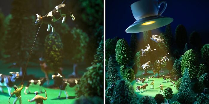 30 More Clever Miniature Worlds Where Everyday Food Becomes A Giant Adventure