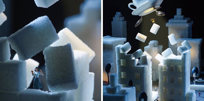 30 More Clever Miniature Worlds Where Everyday Food Becomes A Giant Adventure