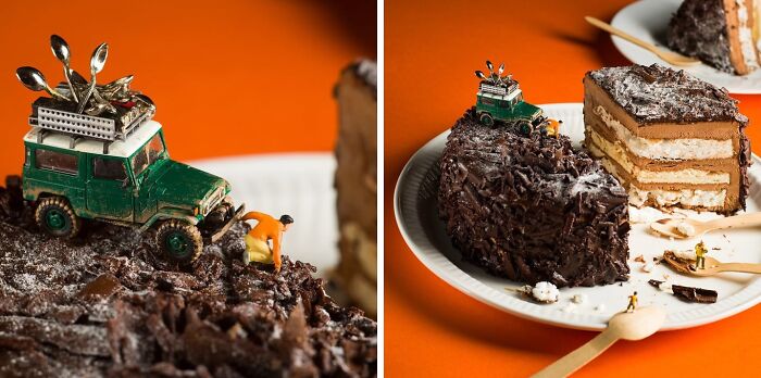 30 More Clever Miniature Worlds Where Everyday Food Becomes A Giant Adventure