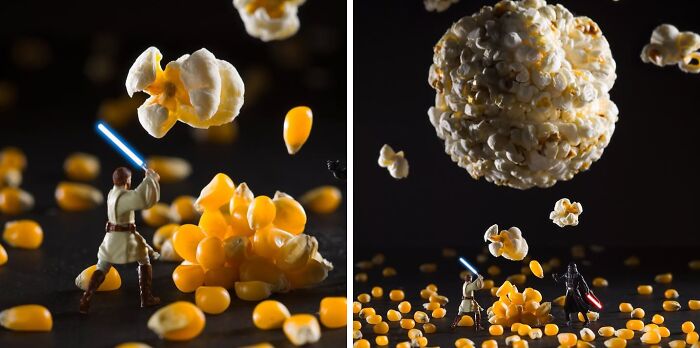 30 More Clever Miniature Worlds Where Everyday Food Becomes A Giant Adventure