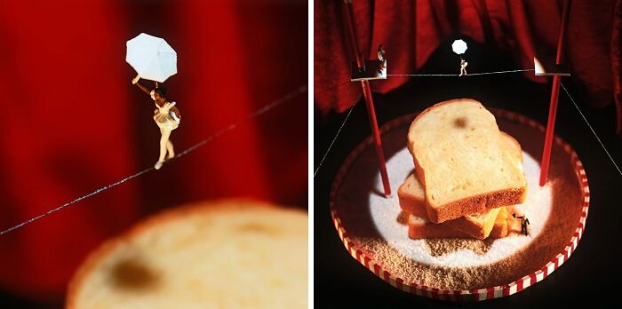 30 More Clever Miniature Worlds Where Everyday Food Becomes A Giant Adventure