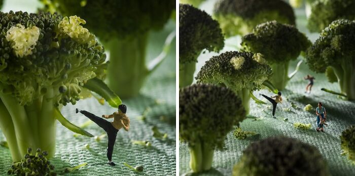 30 More Clever Miniature Worlds Where Everyday Food Becomes A Giant Adventure