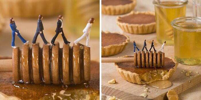 30 More Clever Miniature Worlds Where Everyday Food Becomes A Giant Adventure