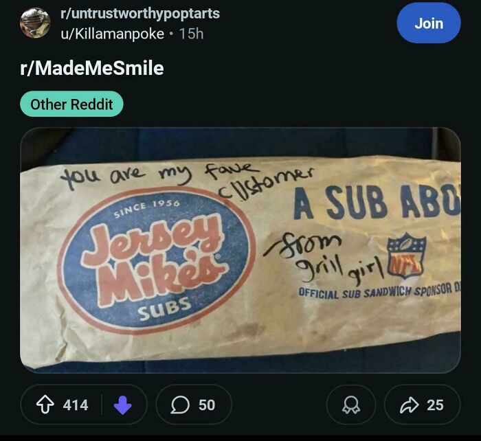 People called out others for lying, showing a Jersey Mike's bag with a handwritten message, questioning its authenticity.